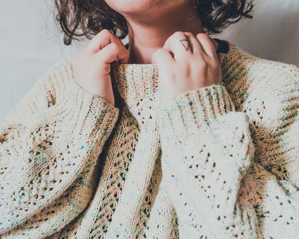 What's the Best Way to Wear a Cable Knit Cardigan as a Top for an Office-Ready Look?